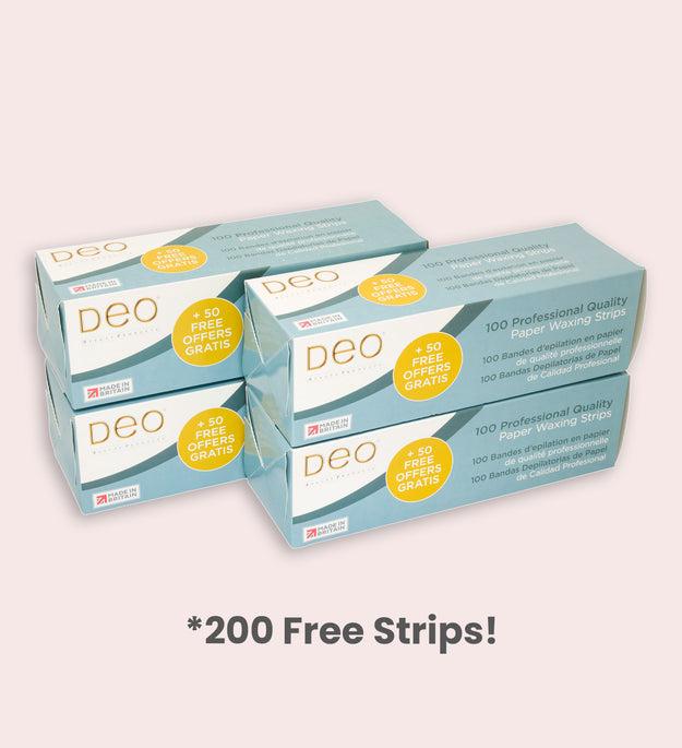 Deo Paper Waxing Strips (4 Packs - 3