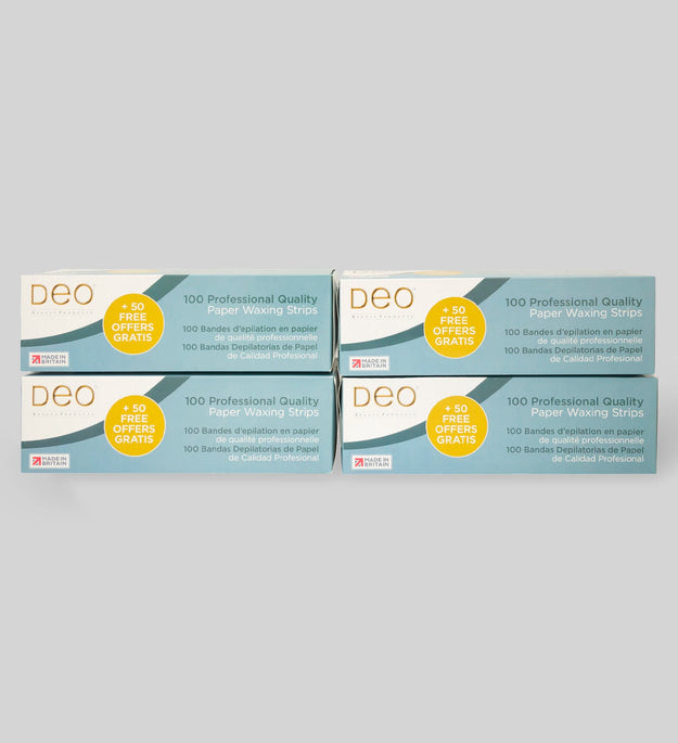 Deo Paper Waxing Strips (4 Packs - 3.5