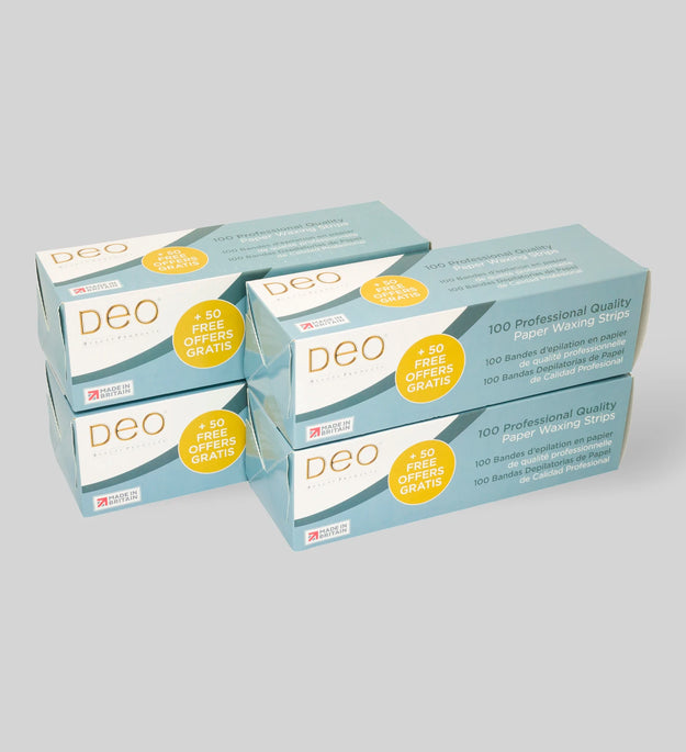 Deo Paper Waxing Strips (4 Packs - 3.5